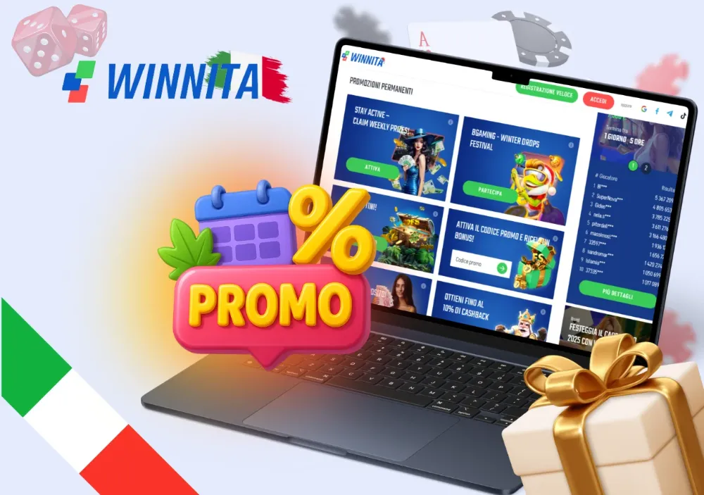 Promozioni stagionali e bonus settimanali Winnita Casino 2025